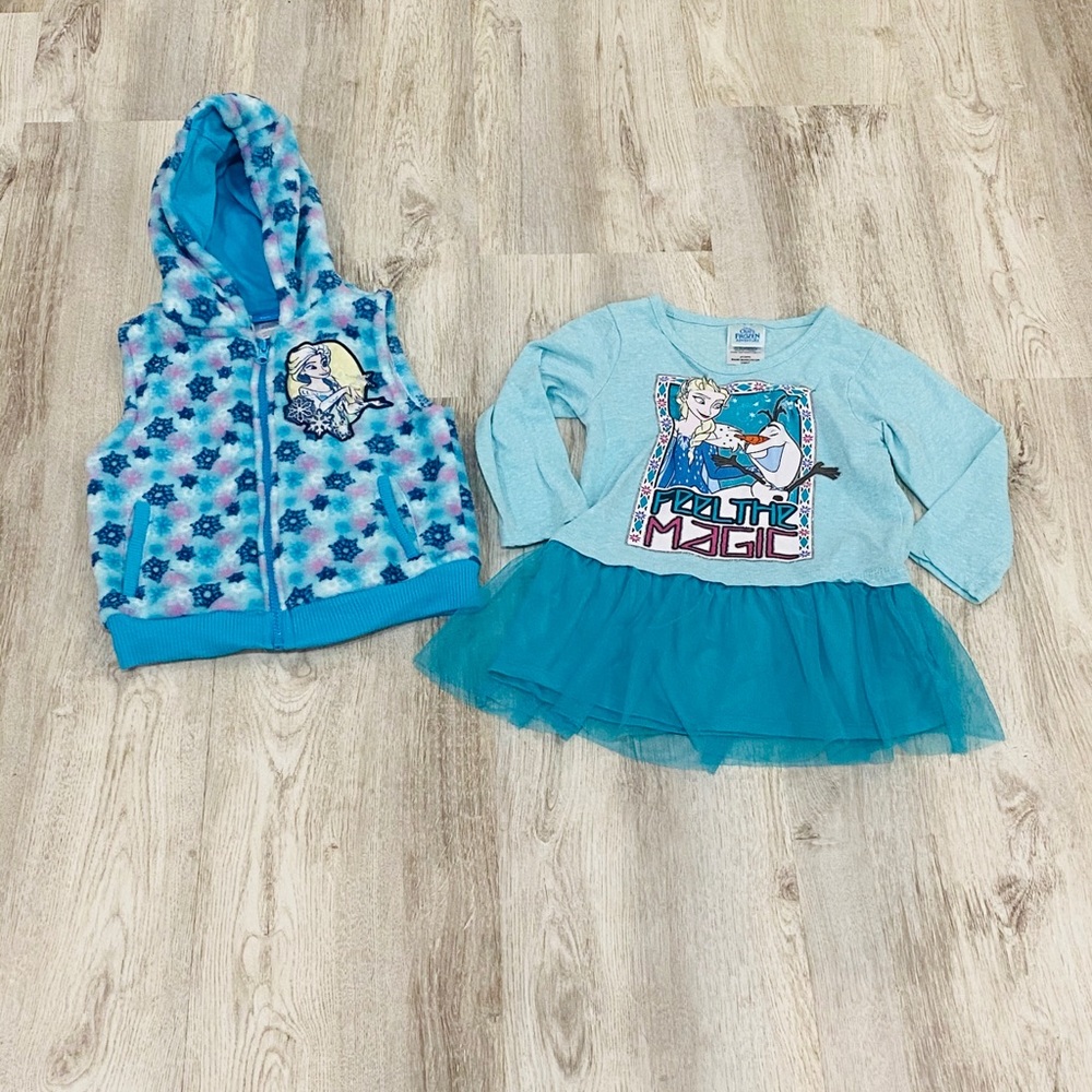 DISNEY 2 PIECE MATCHING FROZEN SET 5T.